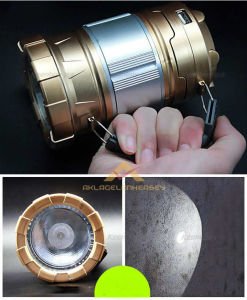 ŞARJLI ve SOLAR GÜNEŞ ENERJİLİ IŞILDAK+FENER ÇOK FONKSİYONLU KATLANIR MODEL 1W FENER+6 LED IŞILDAK