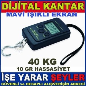 40kg KAPASİTE DİJİTAL EL KANTARI 10gr HASSASİYET