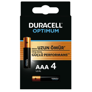 DURACELL OPTIMUM AAA İNCE PİL 4LÜ