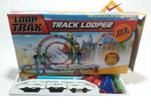 PİLLİ ve IŞIKLI 113PARÇA HIZ TRENİ TUR TREN SETİ