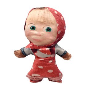 Ma şa Bez Bebek Yumuşak Dokulu Oyuncak Ma şa Karakter Bebek 41cm Kumaş Bebek