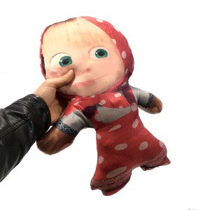 Ma şa Bez Bebek Yumuşak Dokulu Oyuncak Ma şa Karakter Bebek 41cm Kumaş Bebek