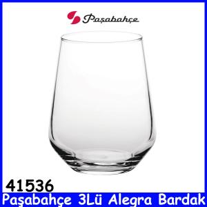 Paşabahçe 3Lü Allegra Su Ve Meşrubat Bardağı 41536 Kalileti 