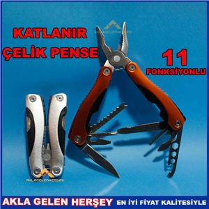 11 FONKSİYON KATLANIR PENSE ÇAKI VE TAKIM SETİ