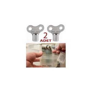 2 Adet Purjör Radyatör Petek Havlupan Hava Alma Anahtarı
