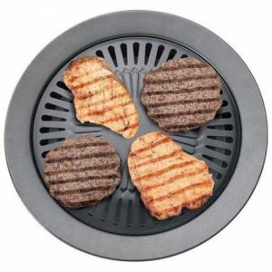Granit Izgara Ocak Üstü Kokusuz Dumansız Grill Yanmaz Yapışmaz