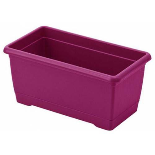 1.KALİTE PLASTİKTEN ÜRETİM 30cm DİKDÖRTGEN RENKLİ PLASTİK BALKON SAKSISI RENGARENK ÇİÇEK SAKSILARI mor