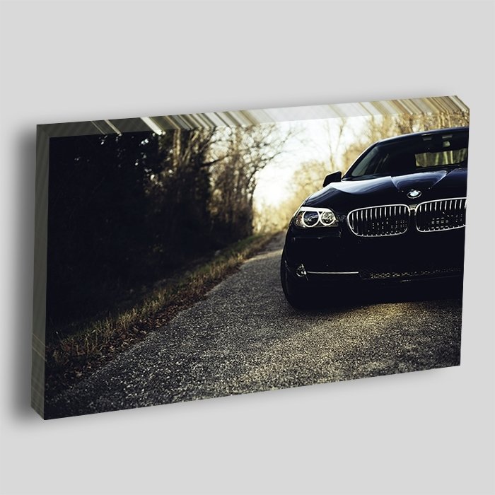 LED FARLI BMW 6 değişen ölçü ORİJİNAL KANVAS TABLO