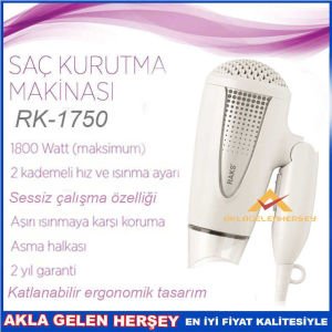 RAKS 1800Watt 2 HIZ SAÇ KURUTMA MAKİNASI RK-1750
