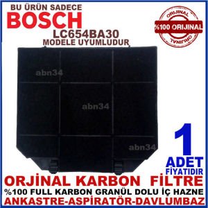 BOSCH LC654BA30 ANKASTRE DAVLUMBAZ ASPİRATÖR KARBON FİLTRESİ-1013