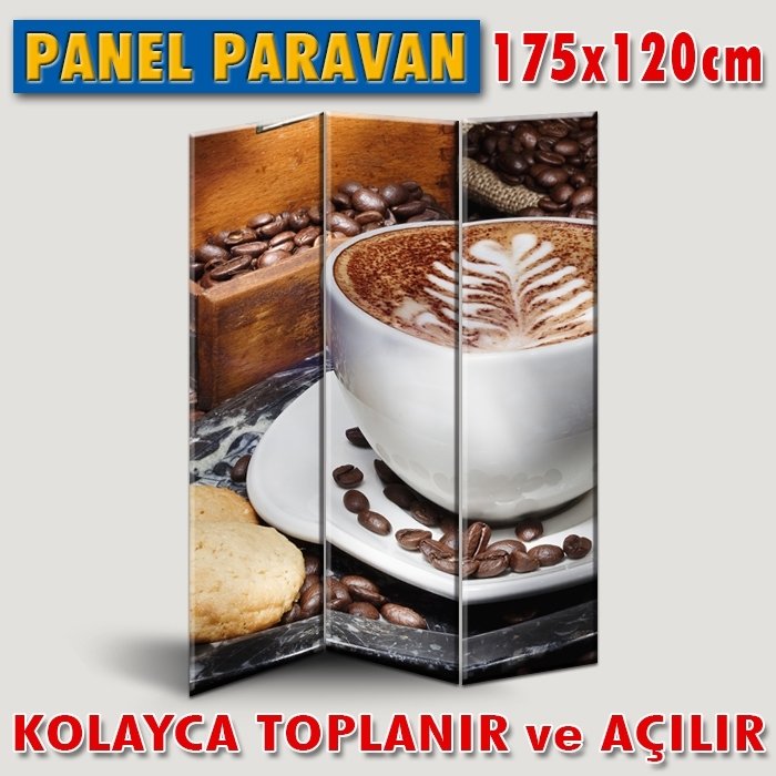 GÖRSELLİ KATLANIR PANEL BÖLME SİSTEMİ - KAHVE ESTETİK & TAD 4