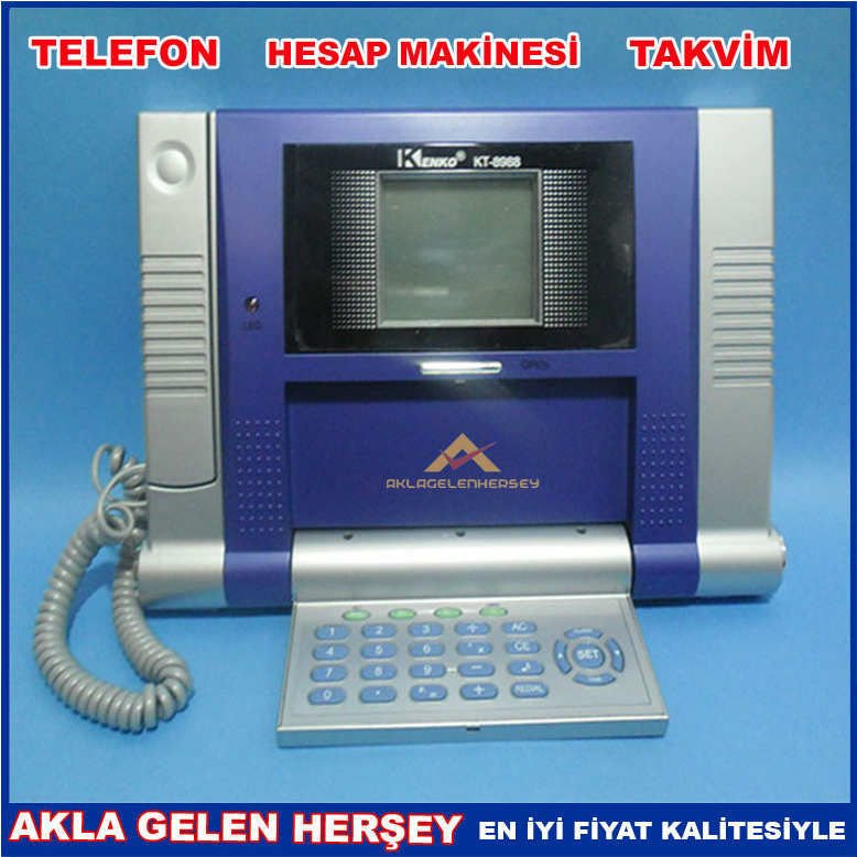 KENTO SABİT TELEFON TAKVİM HESAP MAKİNESİ