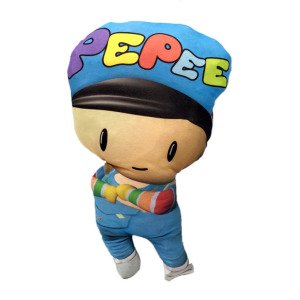 Pe pee Bez Bebek Yumuşak Dokulu Oyuncak Pe pee Bebek 42cm Kumaş Bebek