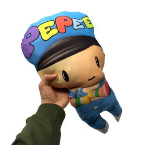 Pe pee Bez Bebek Yumuşak Dokulu Oyuncak Pe pee Bebek 42cm Kumaş Bebek