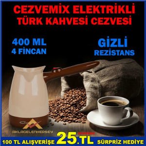 CONTI CEZVEMIX TÜRK KAHVESİ ELEKTRİKLİ CEZVE