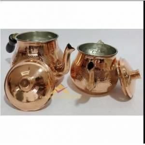 ELİŞİ ÇEKİÇ DÖVME %100 BAKIR İÇİ KALAYLI BÜYÜK BOY ÇAYDANLIK SETİ