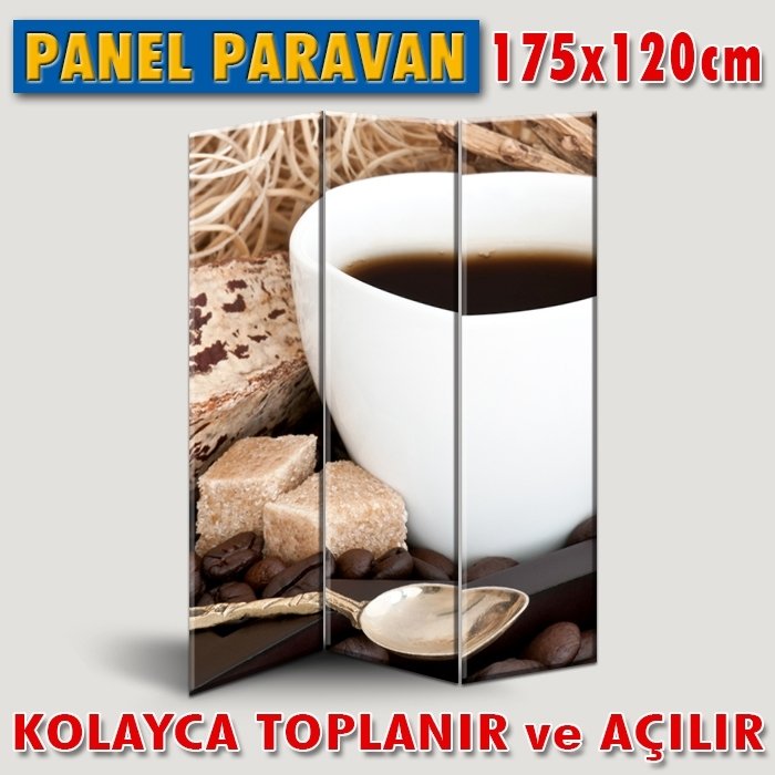 GÖRSELLİ KATLANIR PANEL BÖLME SİSTEMİ - KAHVE TADI 3