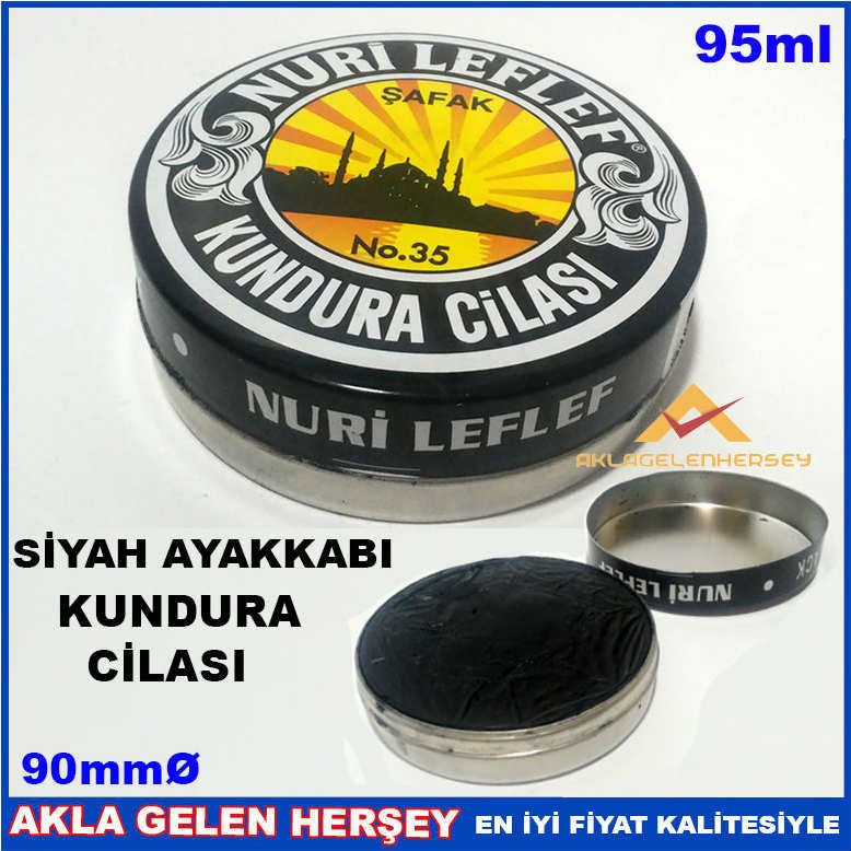 SİYAH AYAKKABLARA ÖZEL NURİLEFLEF KUNDURA CİLASI