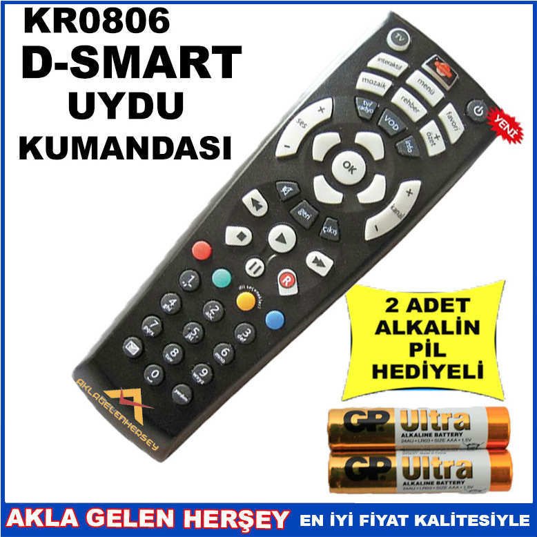 DSMART UYDU CİHAZI Receiver KUMANDASI KR0806