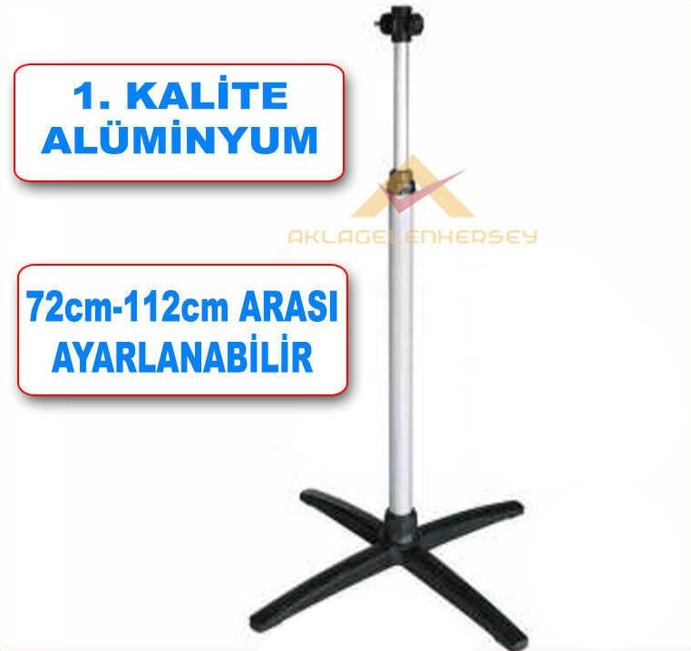 72-112cm Arası Boyu Ayarlanabilir Teleskopik Ufo Soba Ayağı İnfrared Sobalar İçin Ayak Uzun Boy