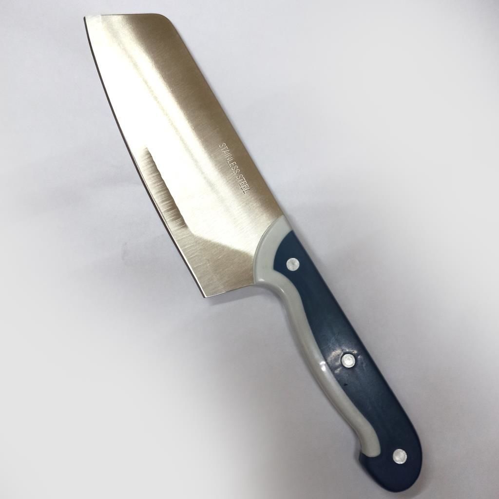 Yüksek Kalite Plastik Saplı Paslanmaz Çelik 29 cm Mini Satır, Büyük Bıçak