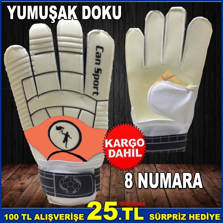 YUMUŞAK DOKUSU İLE KULLANIMI KOLAY 8 NUMARA KALECİ ELDİVENİ
