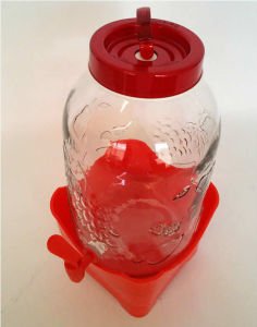 5 LİTRE AYAKLI MUSLUKLU CAM KAVANOZ SU SEBİLİ