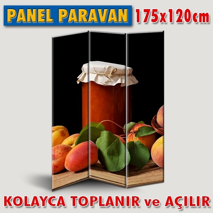 GÖRSELLİ KATLANIR PANEL BÖLME SİSTEMİ - ŞEFTALİ & MARMELAD