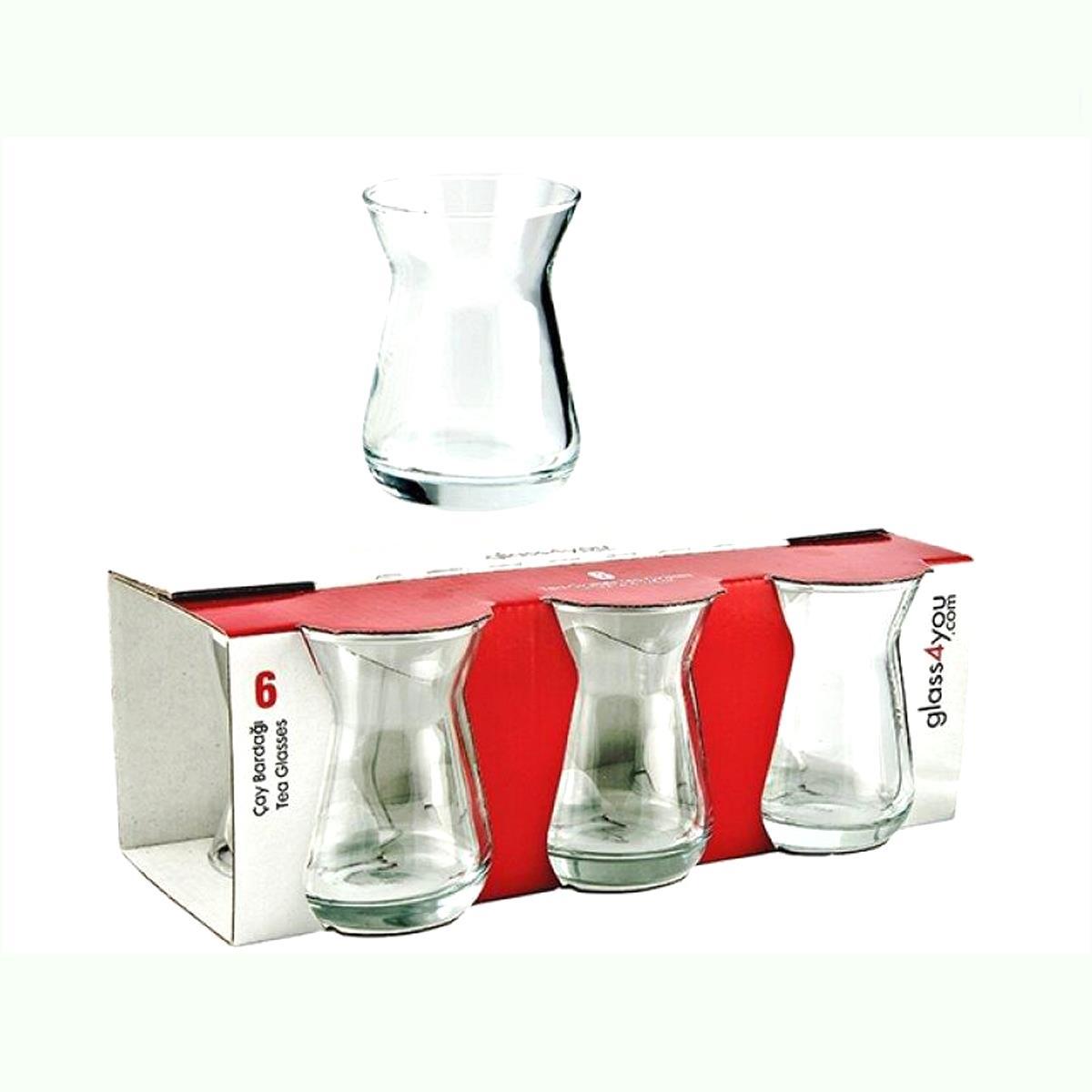 Paşabahçe 6Lı İrem Çay Bardağı 42451 Kalileti Cam Ürün