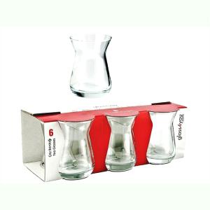 Paşabahçe 6Lı İrem Çay Bardağı 42451 Kalileti Cam Ürün