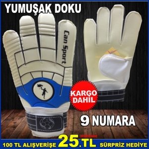 YUMUŞAK DOKUSU İLE KULLANIMI KOLAY 9 NUMARA KALECİ ELDİVENİ
