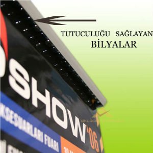 40 CM GÖVDE ALÜMİNYUM BİLYALI AKILLI TUTACAK