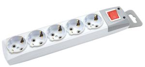 De-Pa Tse Belgeli 5li Grup Priz Duylu Topraklı Klemensli 