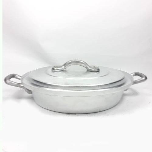 Dövme Kalın Alimünyum Aşçı Pilav Tenceresi El Yapım Dövme Tencere