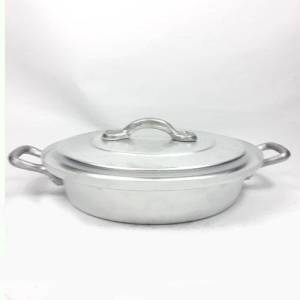 Dövme Kalın Alimünyum Aşçı Pilav Tenceresi El Yapım Dövme Tencere