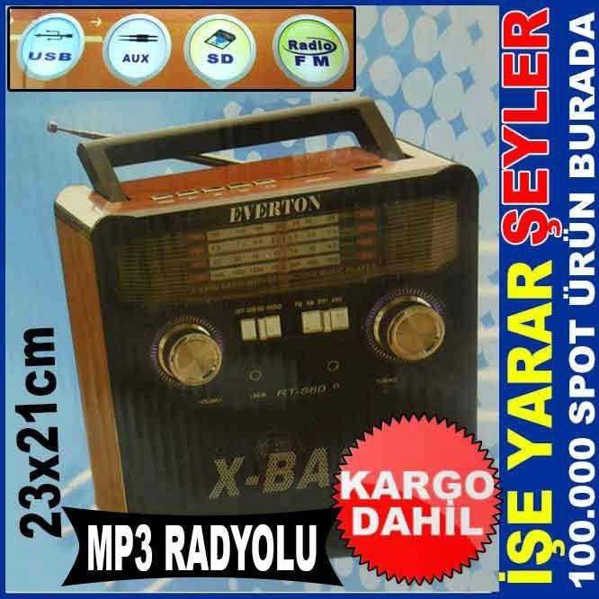 MÜKEMMEL SES RT-880 RADYO ÇALAR MÜZİK KUTUSU KD