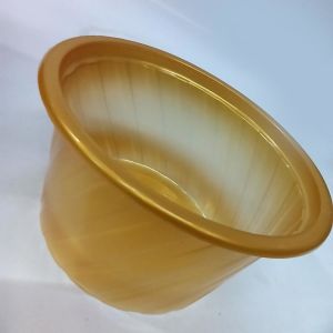 25'Lİ GOLD SARI PLASTİK 9.5 CM AĞIZ ÇAPLI, 5.2 CM YÜKSEKLİĞİNDE, DONDURMA, SÜTLAÇ, AŞURE KASESİ