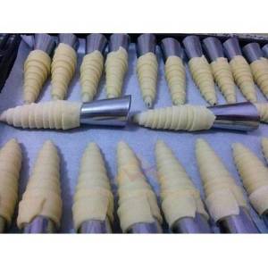 Paslanmaz Çelik 6ad Kornet Kalıbı Ömür Boyu Garantili Kornet Kurabiye Şekil Verici Korneo Kalıbı abn