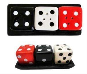 4 PARÇA ZAR ŞEKLİNDE TUZLUK, BAHARATLIK SETİ