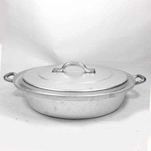 Dövme Kalın Alimünyum Aşçı Pilav Tenceresi 52Cm El Yapım