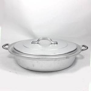 Dövme Kalın Alimünyum Aşçı Pilav Tenceresi 52Cm El Yapım