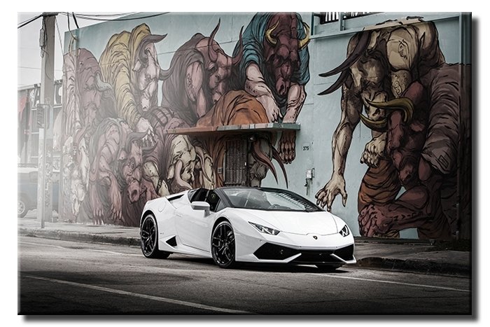 LAMBO VE BOĞALAR 6 değişen ölçü ORİJİNAL KANVAS TABLO