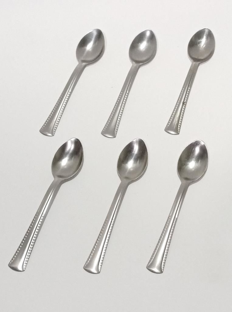 Paslanmaz İnce Çelik 6 Adet Çay Kaşığı Günlük Kullanım için HarcıAlem PAZAR PİYASA MALI Lüx DEĞİLDİR