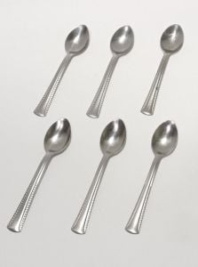 Paslanmaz İnce Çelik 6 Adet Çay Kaşığı Günlük Kullanım için HarcıAlem PAZAR PİYASA MALI Lüx DEĞİLDİR