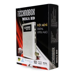 Technobox Mega Full HD OSD Rakam Göstergeli Mini Uydu Alıcısı 5000 Kanal Kapasiteli Wifi Bağlantılı