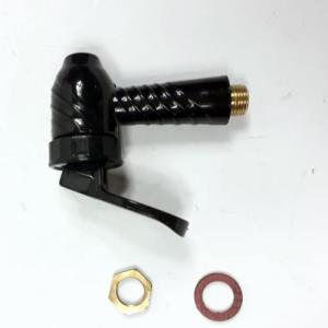 Erkek Vidali Prinç Sarı Metal Universal Semaver Musluğu