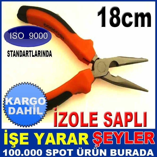 BÜYÜK BOY KAYMAZ İZOLE SAPLI KARGABURUN 18cm KD