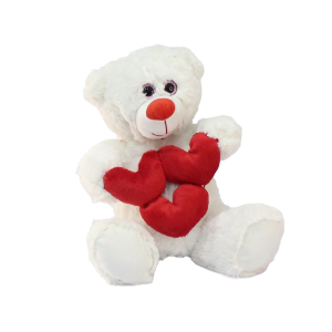 Küçük Kalpli Oturan Ayıcık 30 cm 1 adet