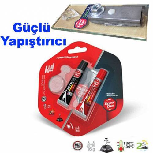 Dünyanın En Kuvvetli Metal Yapıştırıcısı 16gr Zipper Metal Glue Mükemmel Yapıştırıcı Tutkal