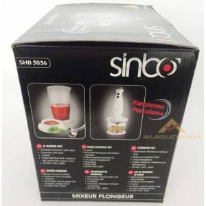 Sinbo Shb 3036 El Blender Seti 230 Volt 200 Watt